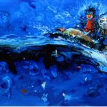 Collection Blue, the colour of our planet from far far away