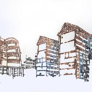 Collection Ink and Watercolor artworks