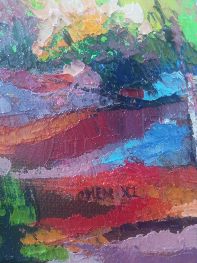 Original Expressionism Landscape Painting by Chen Xi