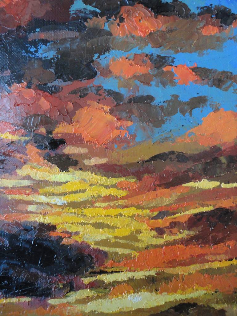 Original Impressionism Landscape Painting by Chen Xi