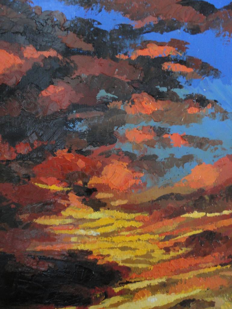 Original Impressionism Landscape Painting by Chen Xi