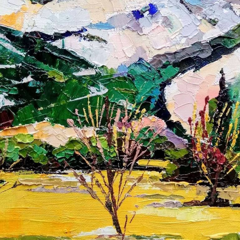 Original Impressionism Landscape Painting by Chen Xi