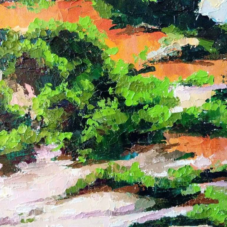 Original Impressionism Landscape Painting by Chen Xi