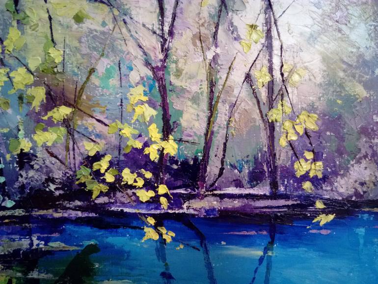 Original Impressionism Landscape Painting by Chen Xi
