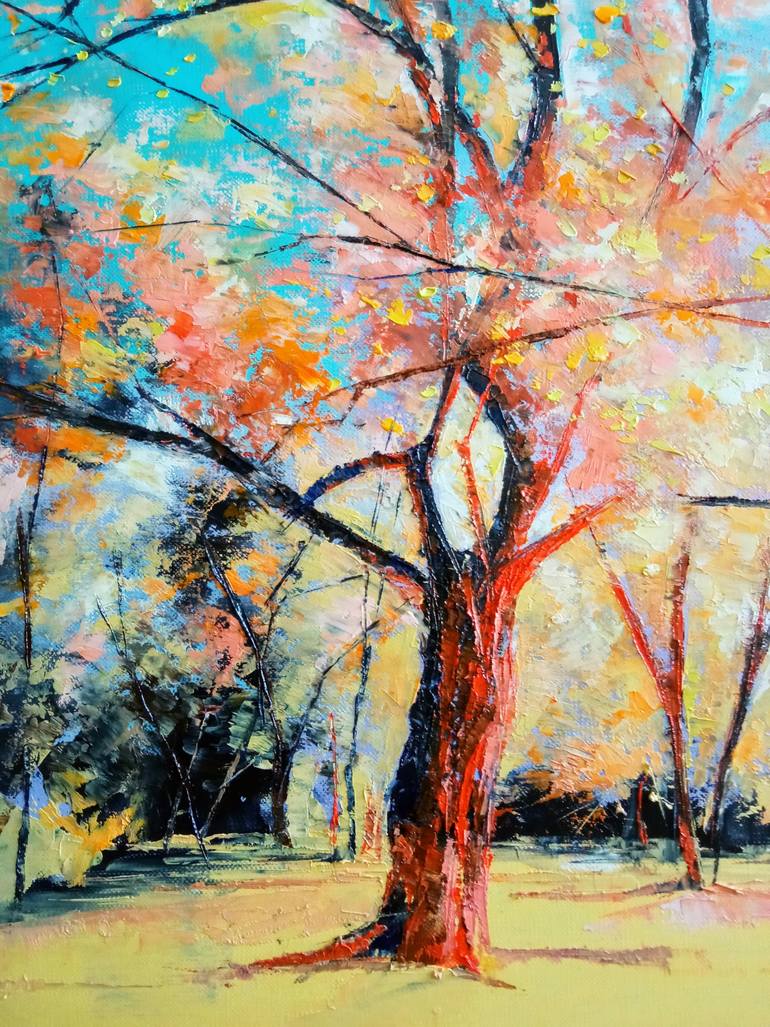 Original Expressionism Landscape Painting by Chen Xi