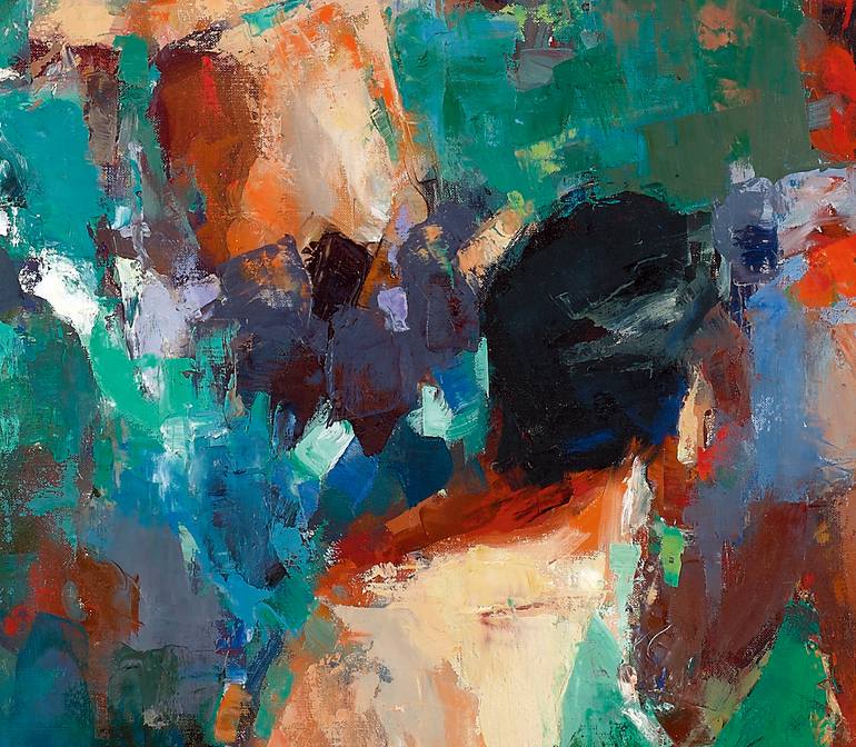 Original Figurative People Painting by Hanna Doukhan