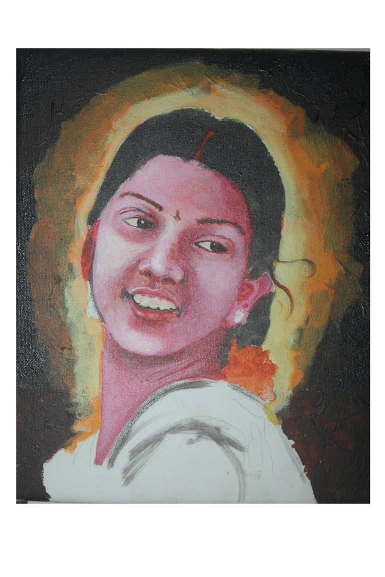 portrait Painting by Vignesh Kumar | Saatchi Art