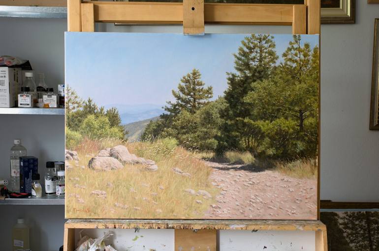 Original Realism Landscape Painting by Dejan Trajkovic