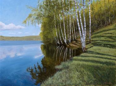 Original Realism Landscape Paintings by Dejan Trajkovic