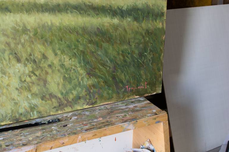 Original Impressionism Landscape Painting by Dejan Trajkovic