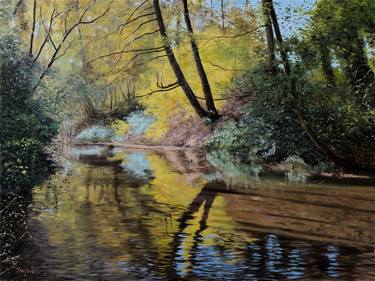 Original Realism Landscape Paintings by Dejan Trajkovic