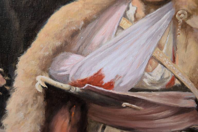 Original Realism People Painting by Dejan Trajkovic