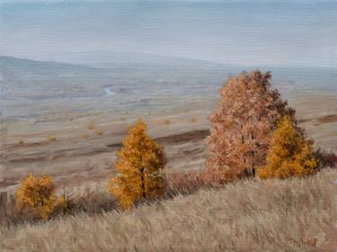 Original Impressionism Landscape Painting by Dejan Trajkovic