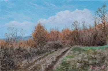 Original Impressionism Landscape Painting by Dejan Trajkovic