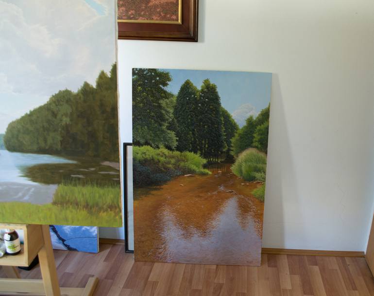 Original Realism Landscape Painting by Dejan Trajkovic