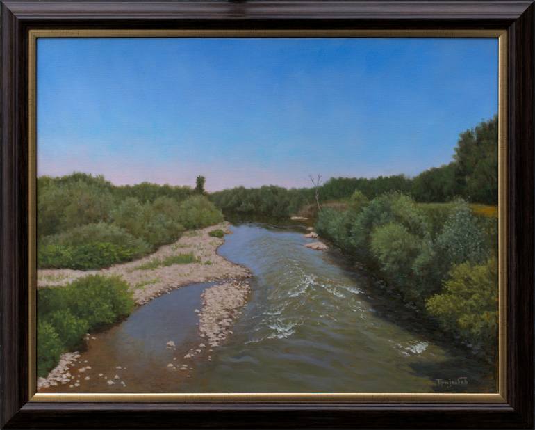 Original Realism Landscape Painting by Dejan Trajkovic