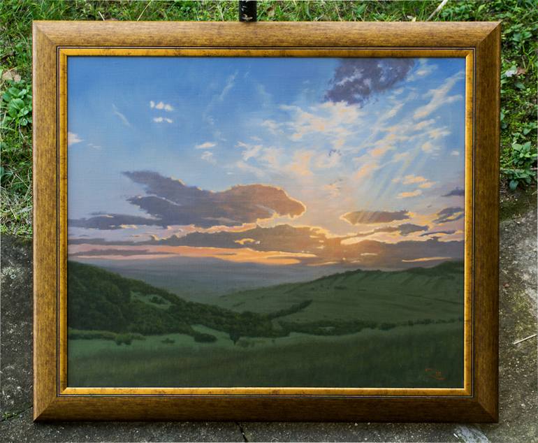 Original Realism Landscape Painting by Dejan Trajkovic