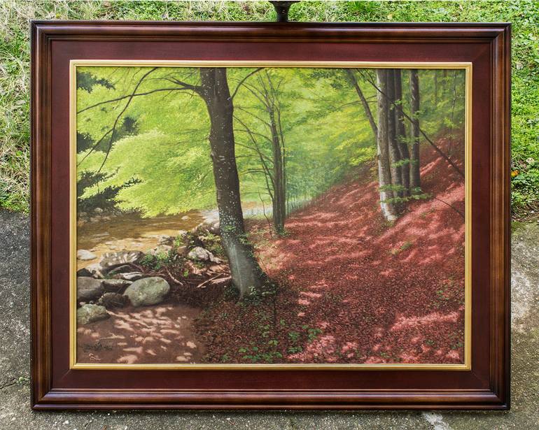 Original Realism Landscape Painting by Dejan Trajkovic