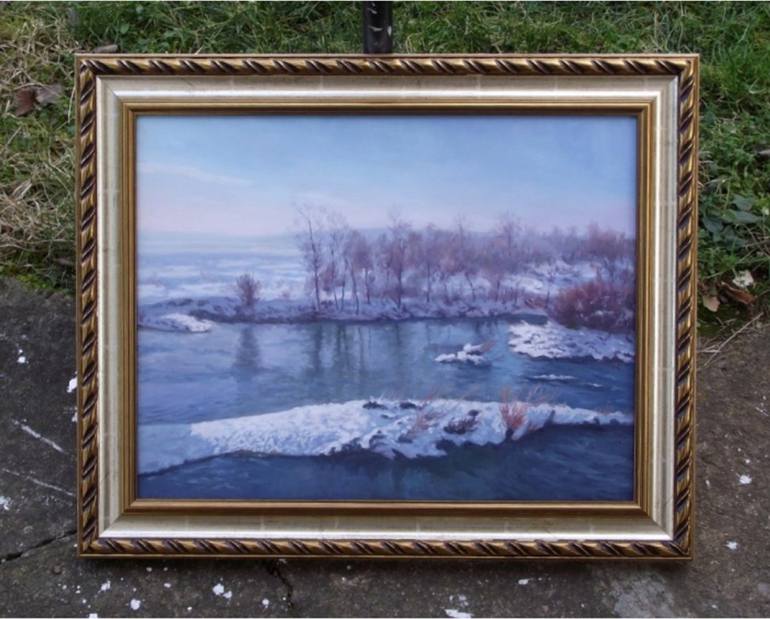 Original Realism Landscape Painting by Dejan Trajkovic