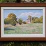 Alla prima. Oil on hardboard panel. Original artwork. Painted using high quality oil colors. 

The meadow next to the road kept my look for a moment ... Wait, it could be a motive ... and it was.