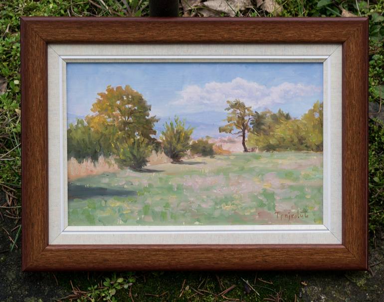 Original Impressionism Landscape Painting by Dejan Trajkovic