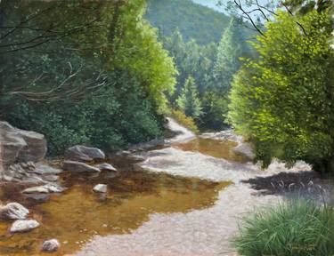 Original Realism Landscape Paintings by Dejan Trajkovic