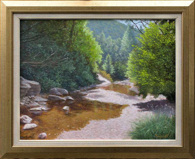 Original Realism Landscape Painting by Dejan Trajkovic