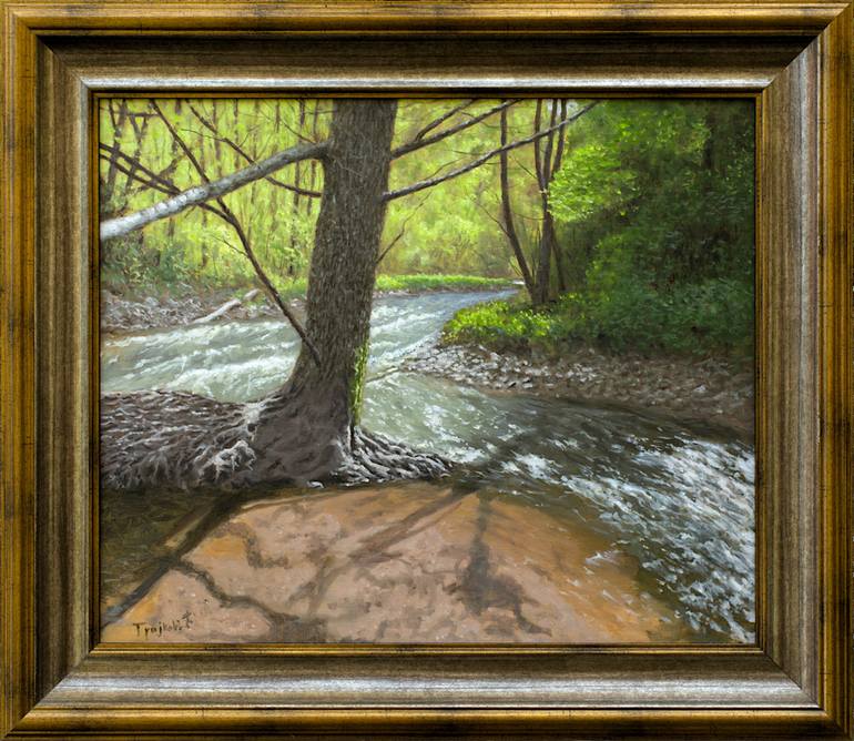 Original Realism Landscape Painting by Dejan Trajkovic