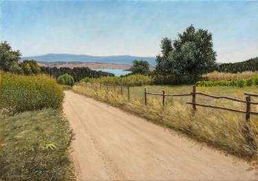 Print of Realism Landscape Paintings by Dejan Trajkovic