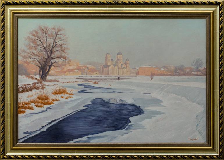 Original Realism Landscape Painting by Dejan Trajkovic