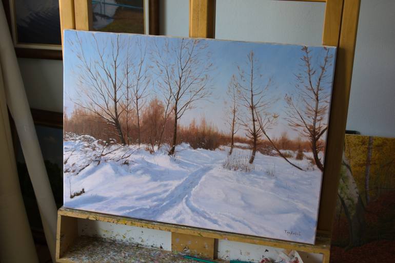 Original Realism Landscape Painting by Dejan Trajkovic