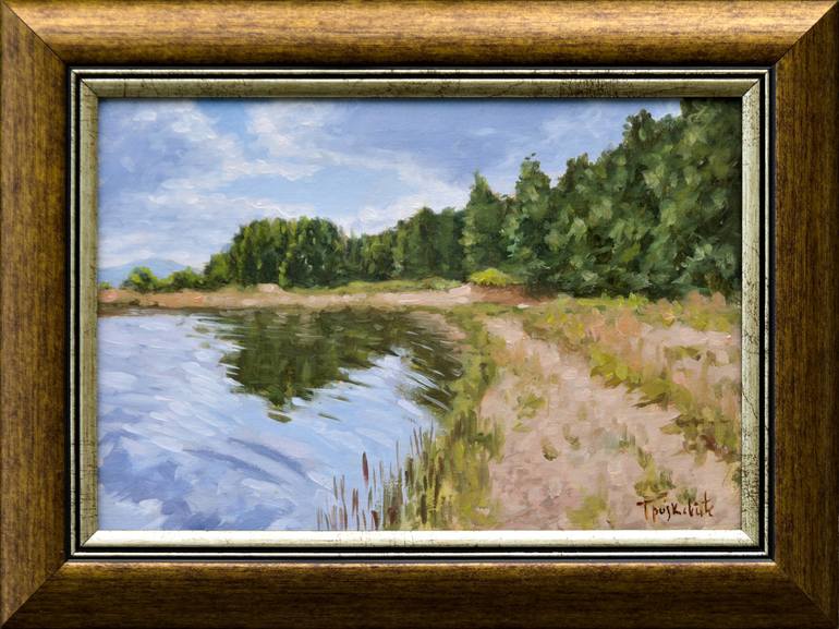 Original Realism Landscape Painting by Dejan Trajkovic