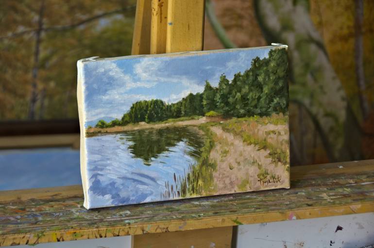 Original Realism Landscape Painting by Dejan Trajkovic