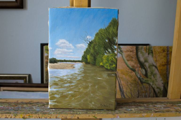 Original Realism Landscape Painting by Dejan Trajkovic