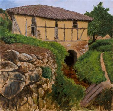 Original Realism Rural life Paintings by Dejan Trajkovic