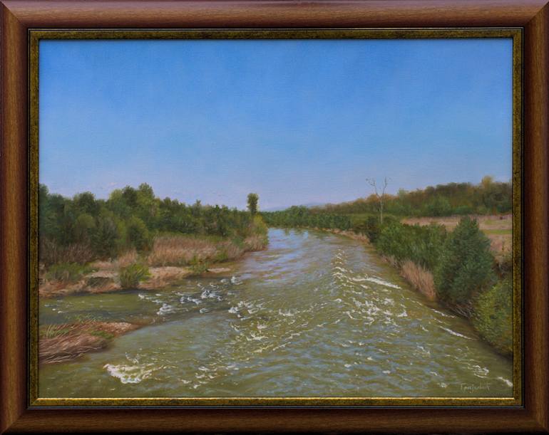 Original Realism Landscape Painting by Dejan Trajkovic