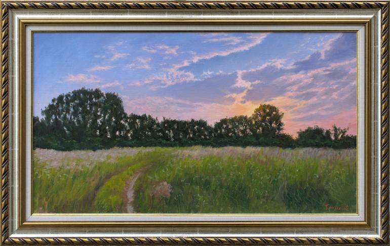 Original Impressionism Landscape Painting by Dejan Trajkovic