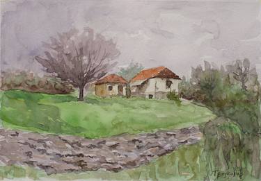 Print of Impressionism Rural life Paintings by Dejan Trajkovic