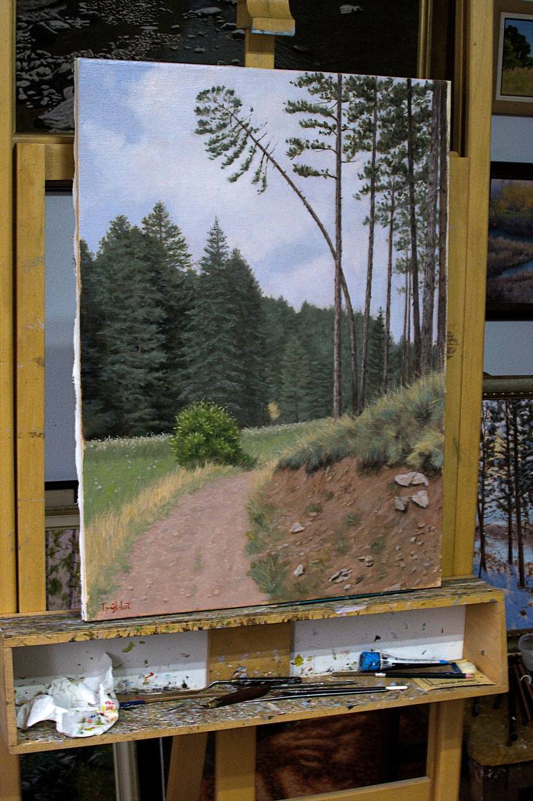 Original Landscape Painting by Dejan Trajkovic