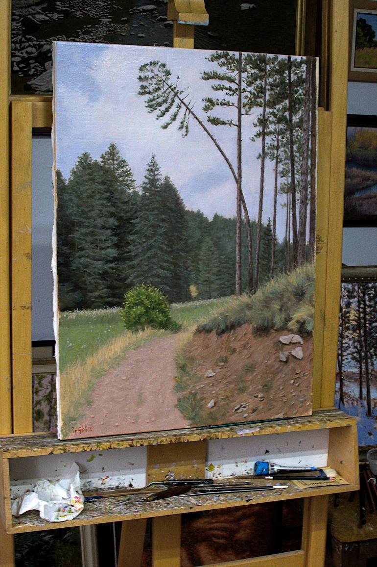 Original Realism Landscape Painting by Dejan Trajkovic