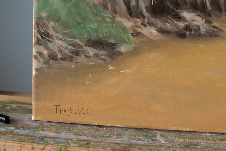 Original Impressionism Landscape Painting by Dejan Trajkovic