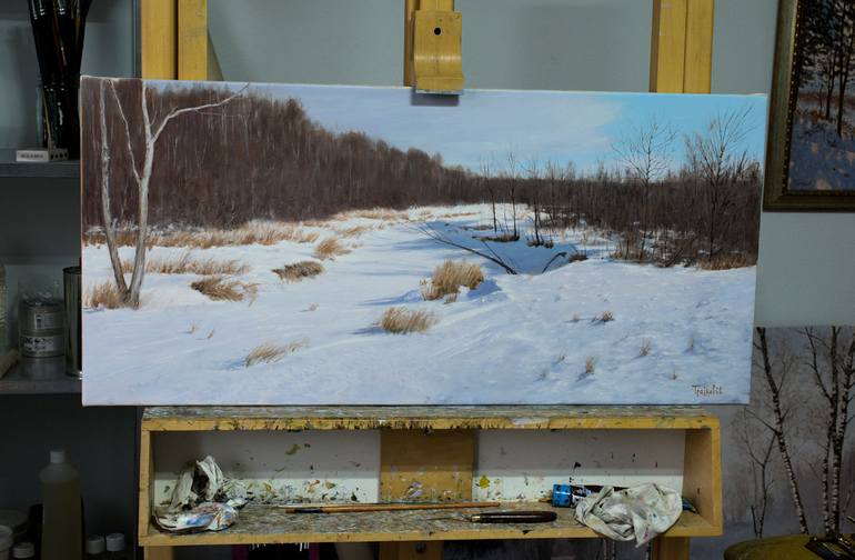 Original Impressionism Landscape Painting by Dejan Trajkovic