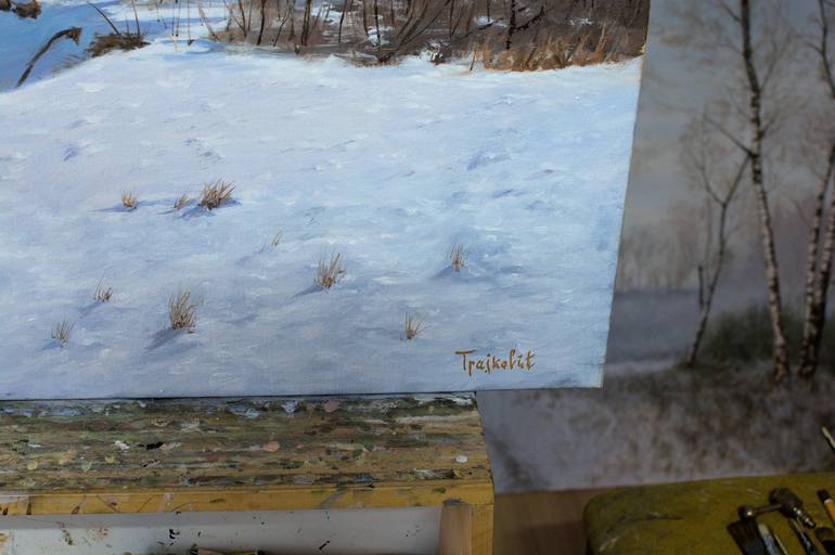 Original Impressionism Landscape Painting by Dejan Trajkovic