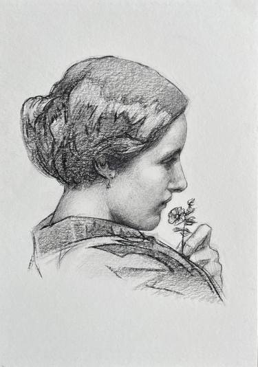 Print of Figurative Portrait Drawings by Aleksandra Klepacka