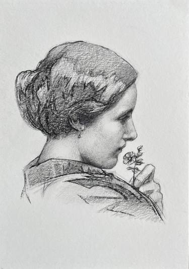 Print of Portrait Drawings by Aleksandra Klepacka