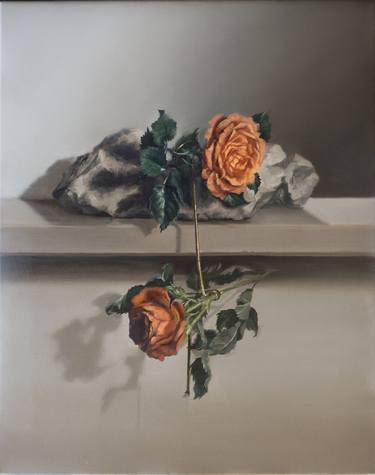 Print of Realism Floral Paintings by Aleksandra Klepacka