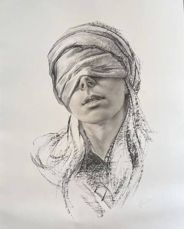 Print of Portrait Drawings by Aleksandra Klepacka
