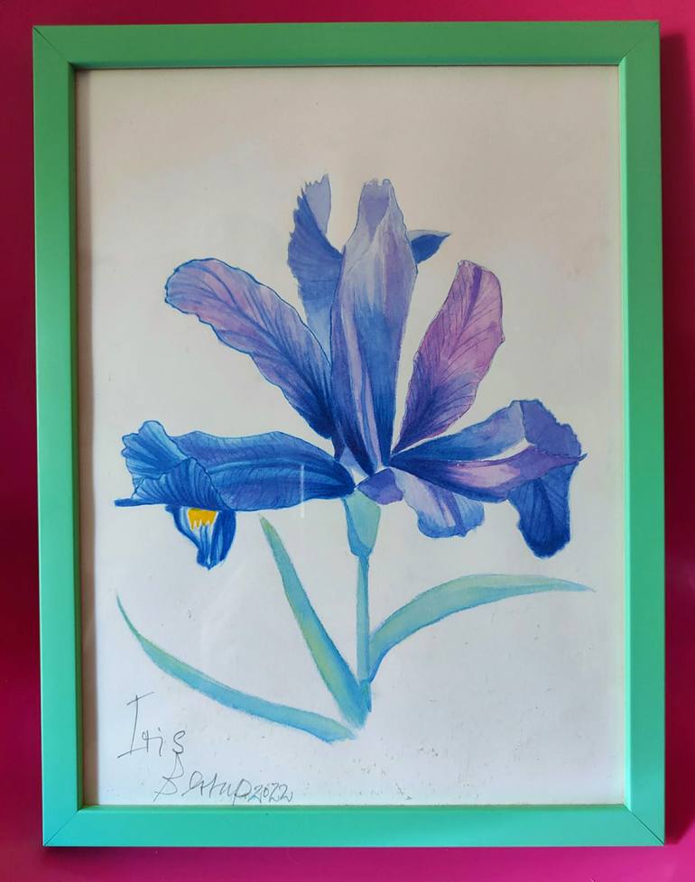 Original Fine Art Floral Painting by Umberto Papale