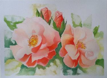 Print of Figurative Floral Paintings by Umberto Papale