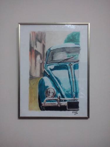 Original Automobile Painting by Tiago Artista